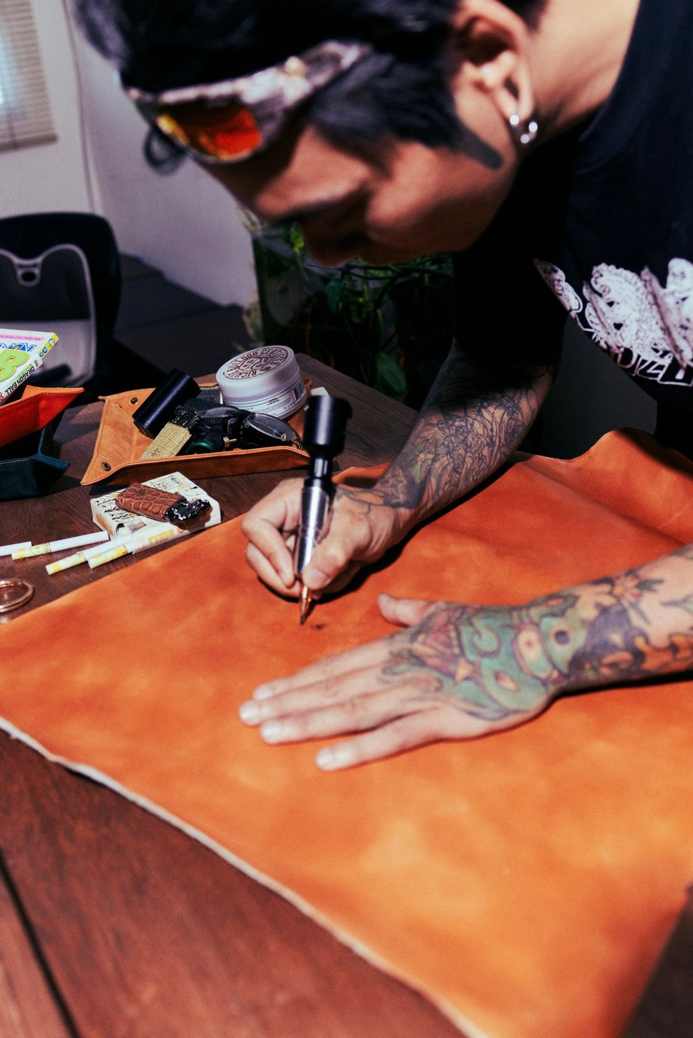 The Art of Tattoo on Leather