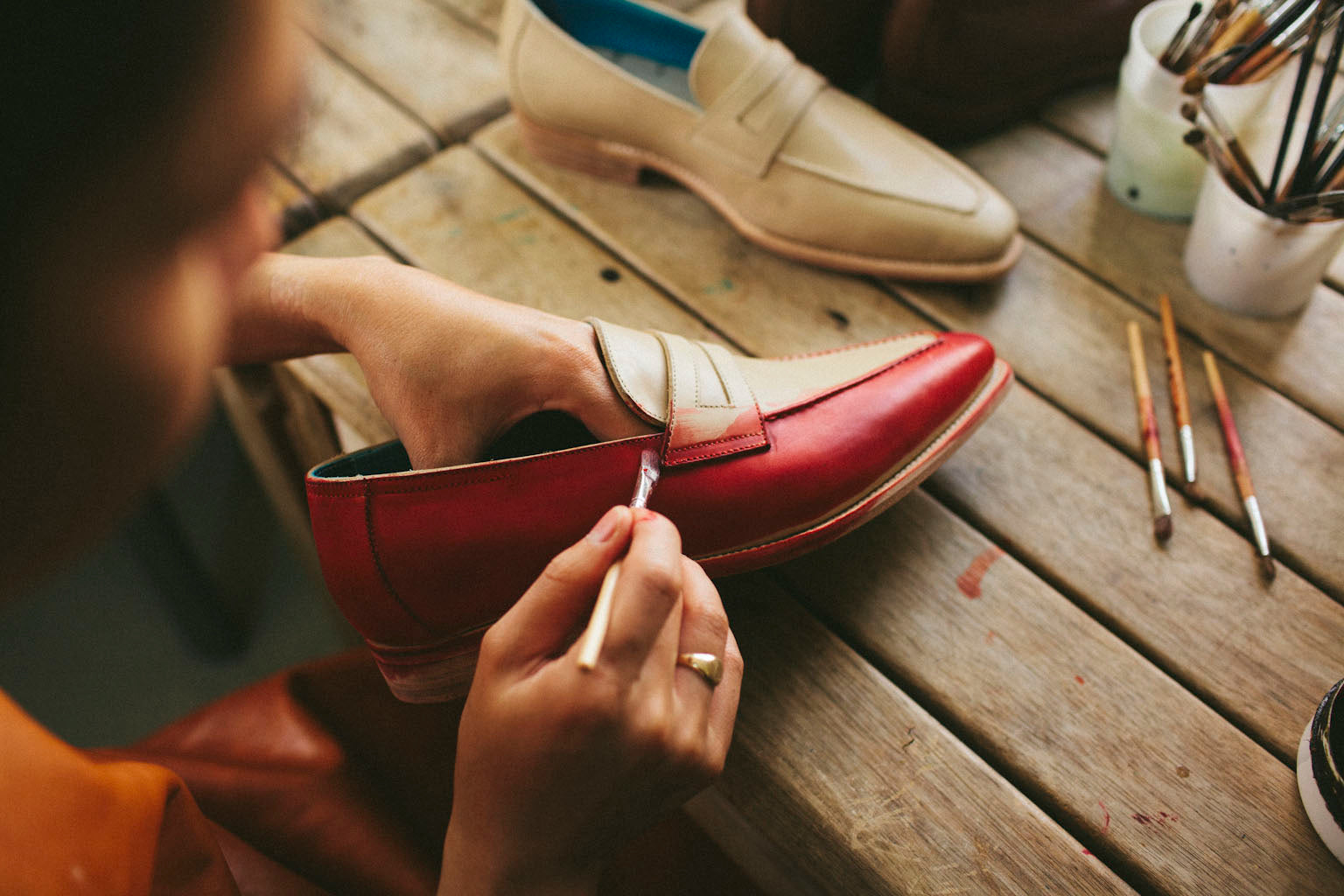 Behind the Scenes at Dominique Saint Paul: An Interview with Our Artisan Patina Painter and Pattern Cutter