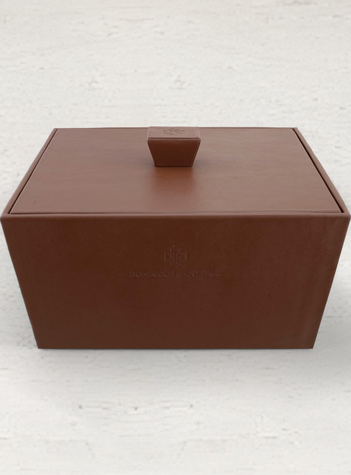 Leather Waste Bin I