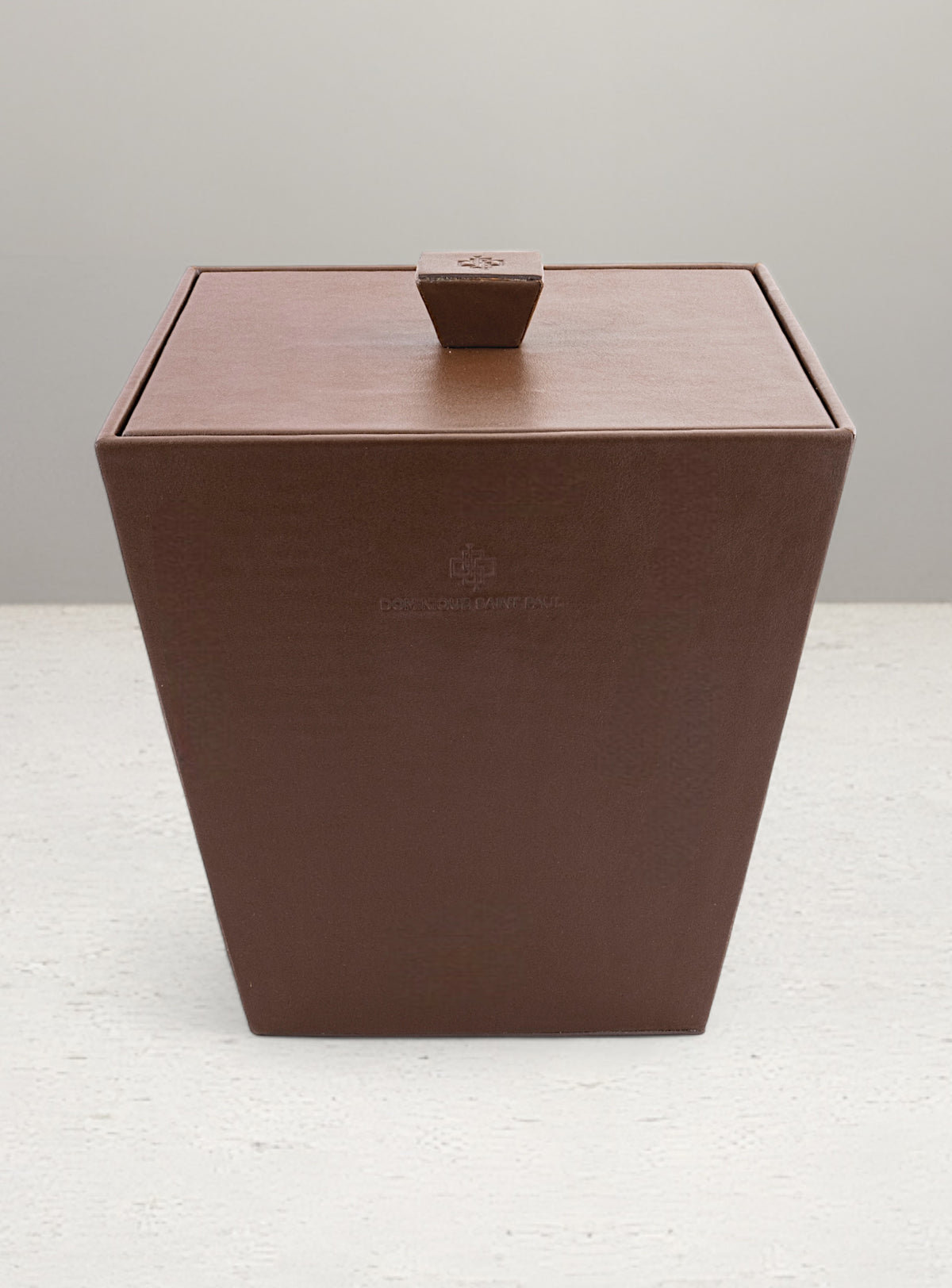 Leather Waste Bin I