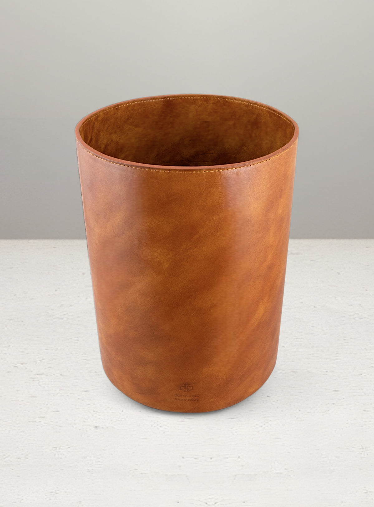 Leather Waste Bin