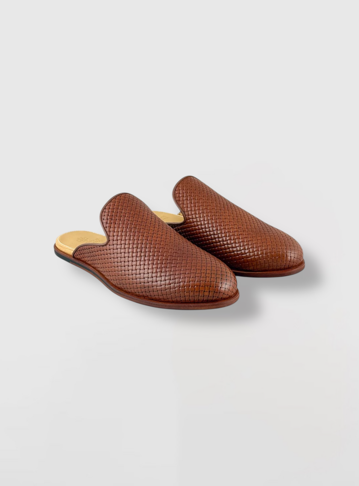 Neruda – Woven Leather Slide