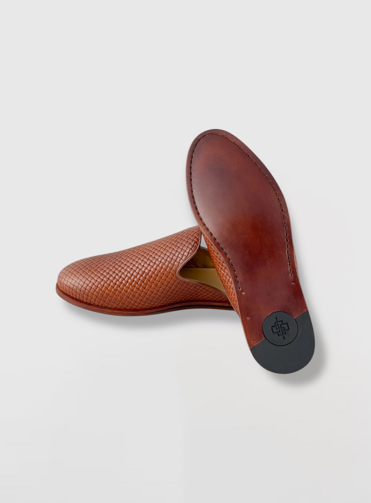 Neruda – Woven Leather Slide