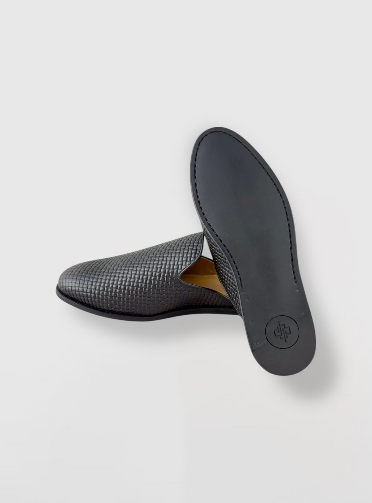 Neruda – Woven Leather Slide