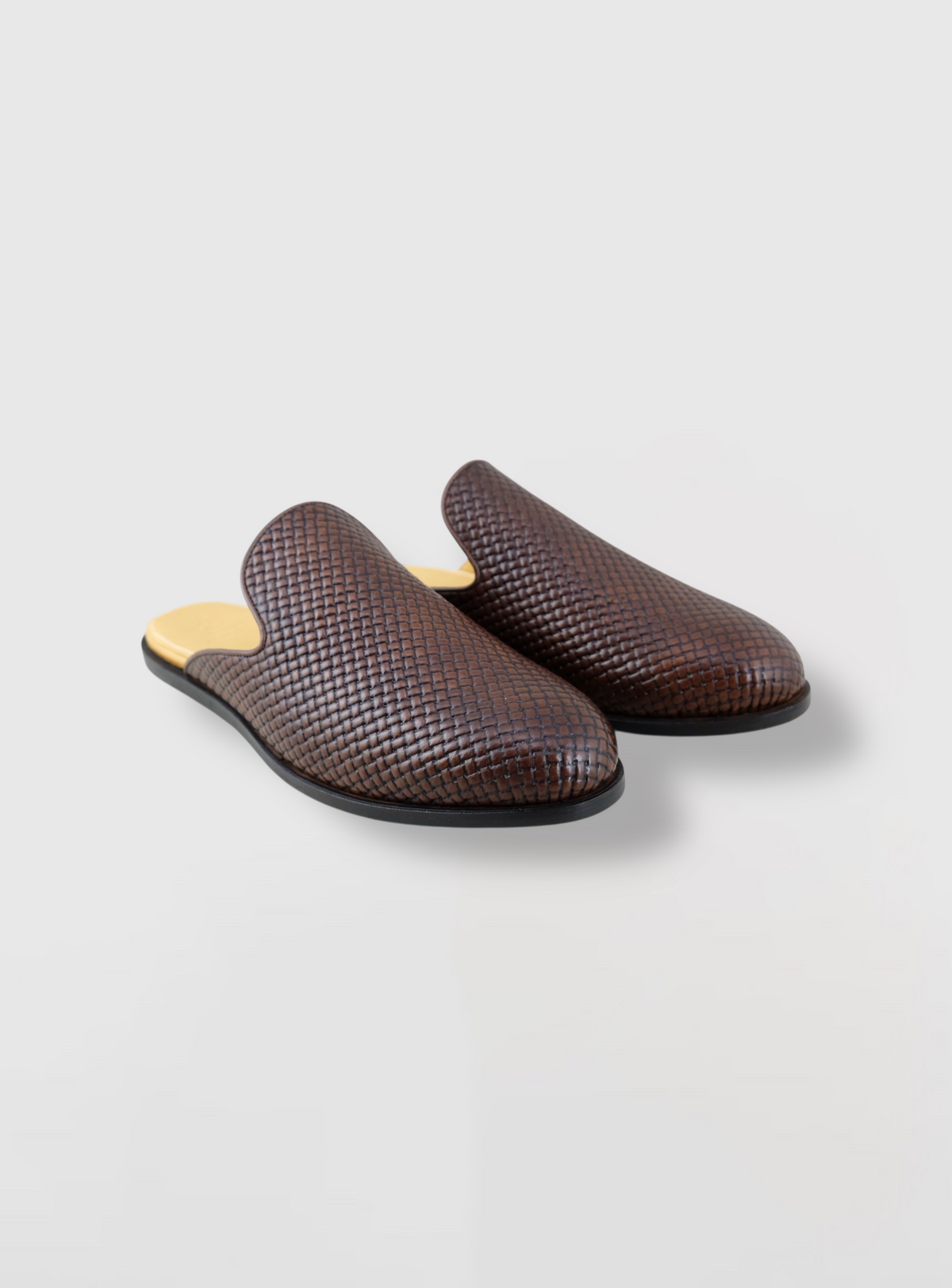 Neruda – Woven Leather Slide
