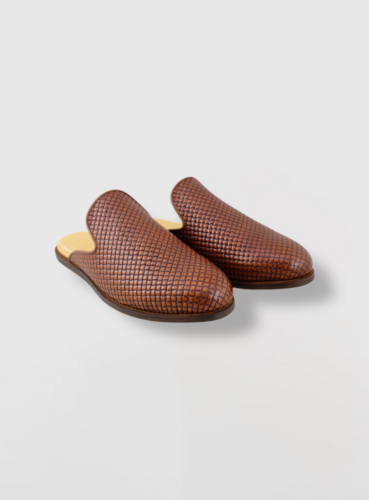 Neruda – Woven Leather Slide
