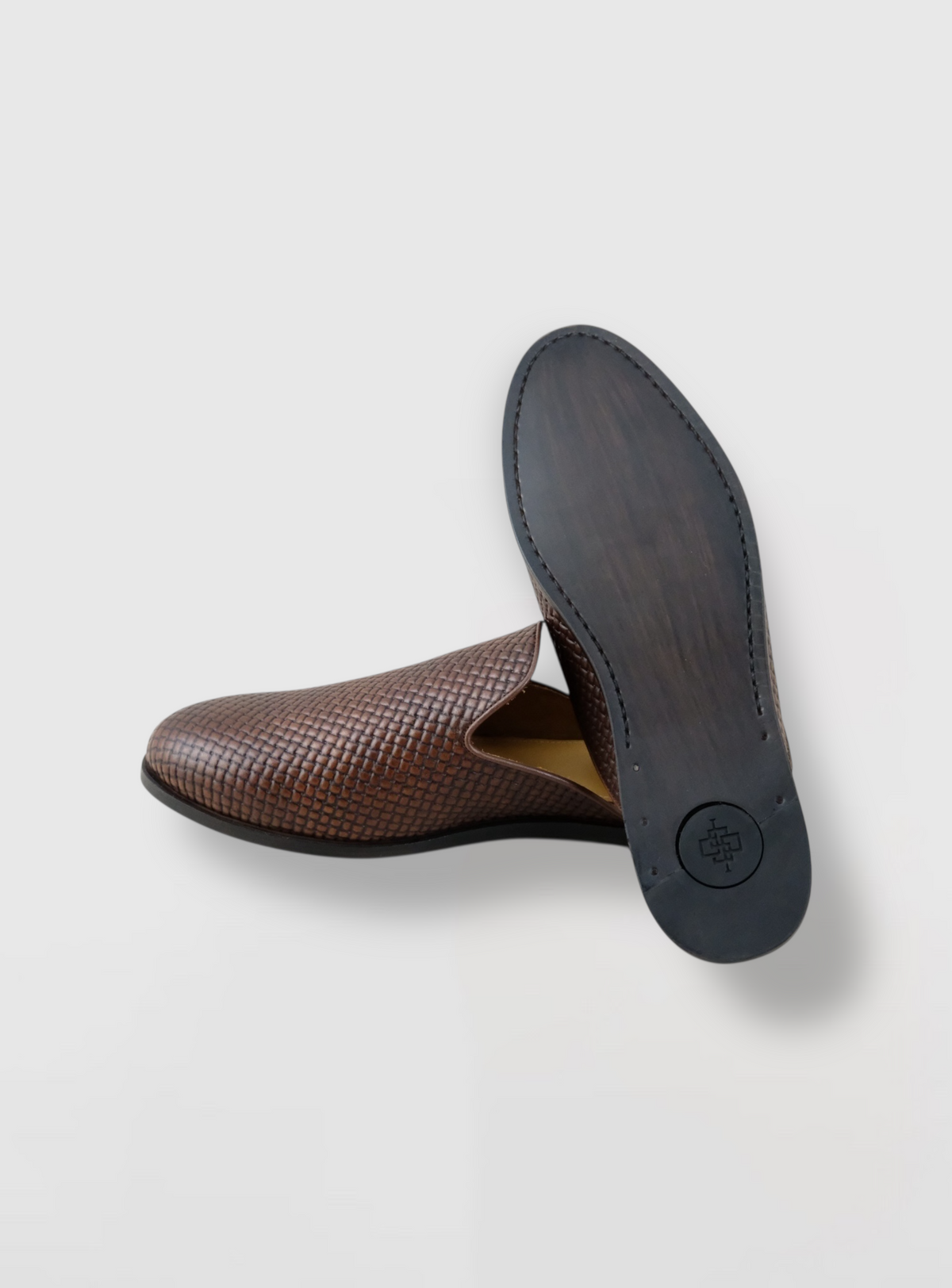 Neruda – Woven Leather Slide