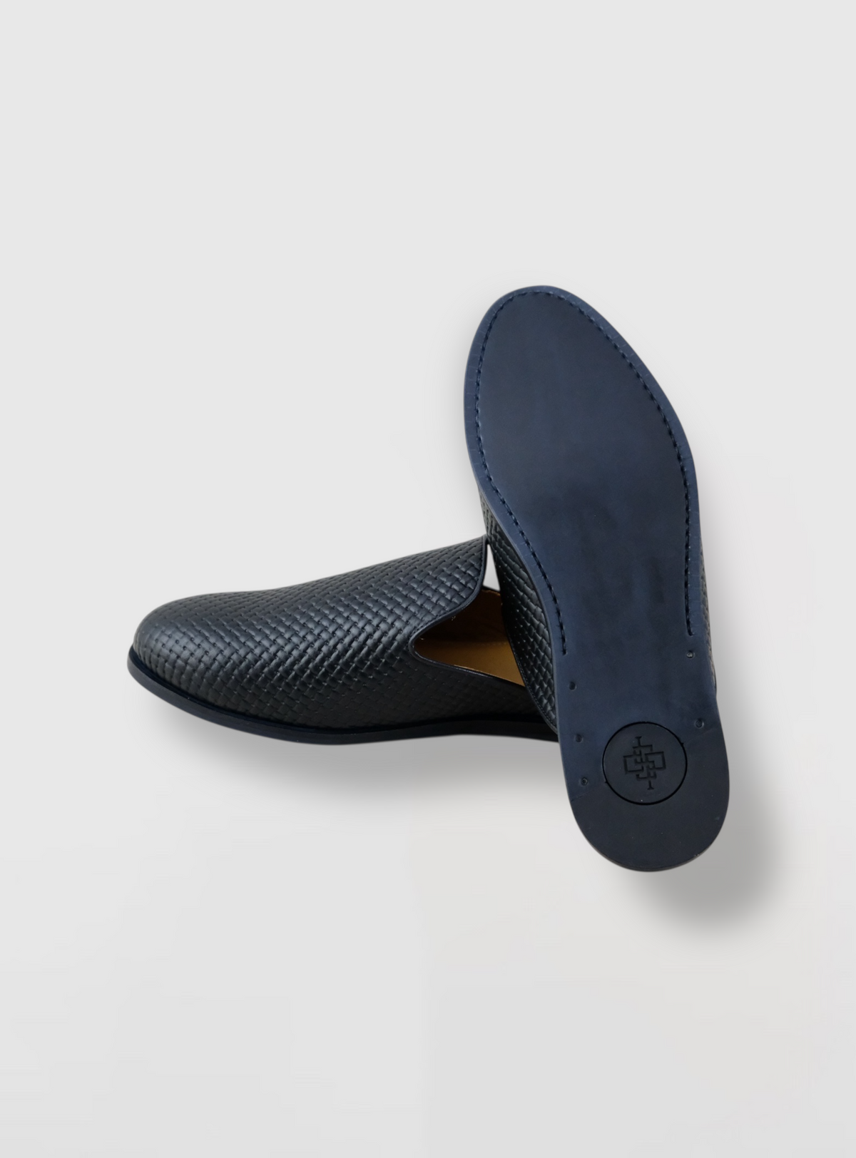 Neruda – Woven Leather Slide