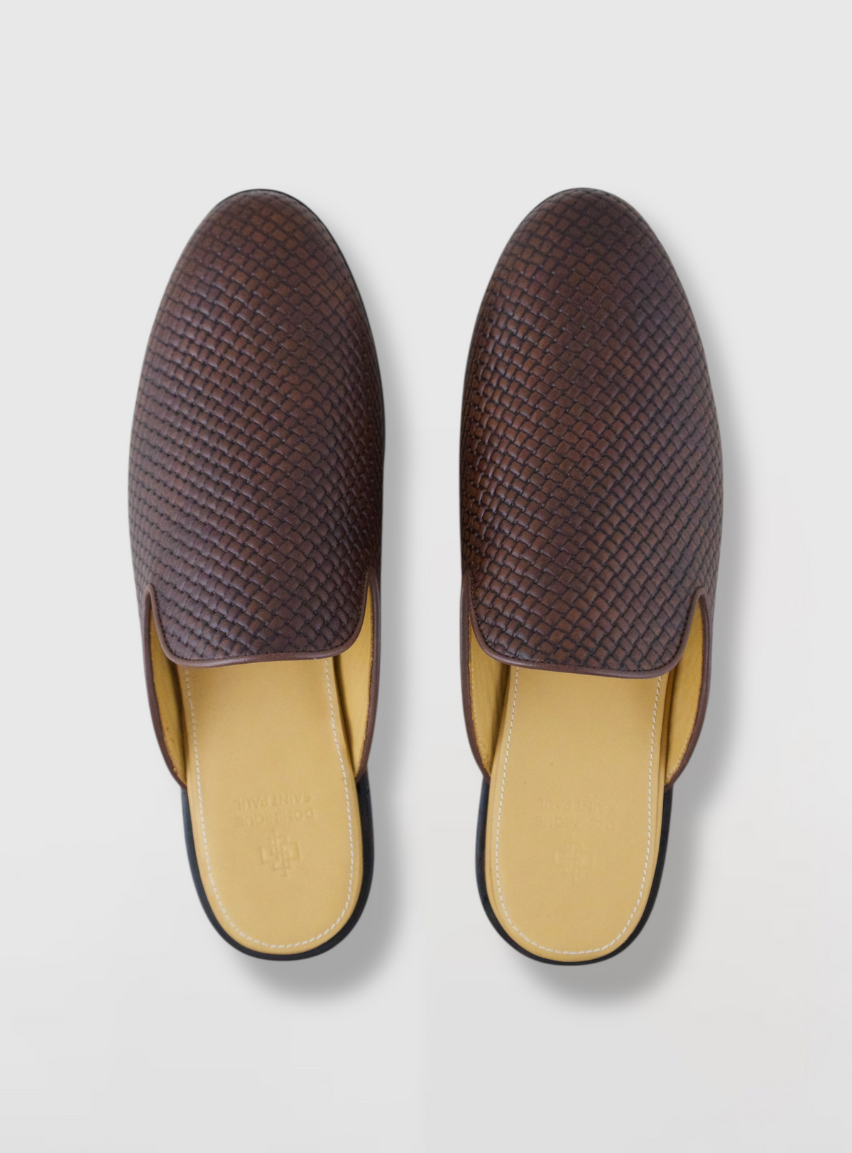 Neruda – Woven Leather Slide