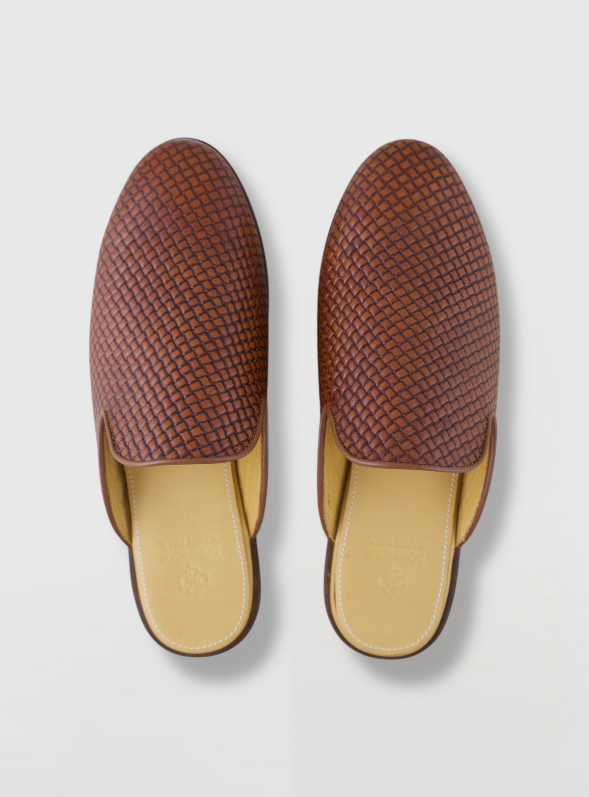 Neruda – Woven Leather Slide